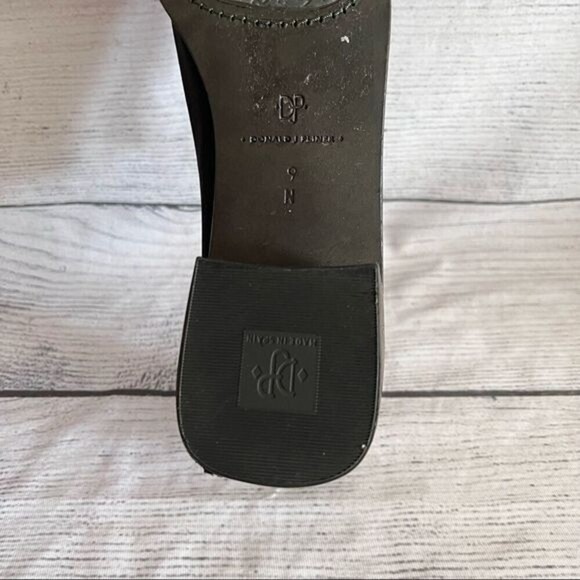DONALD J Pliner Black Block Heel Loafer Size 9N - Picture 14 of 14